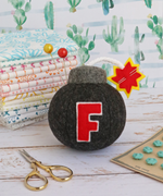 Load image into Gallery viewer, F Bomb pin cushion pattern
