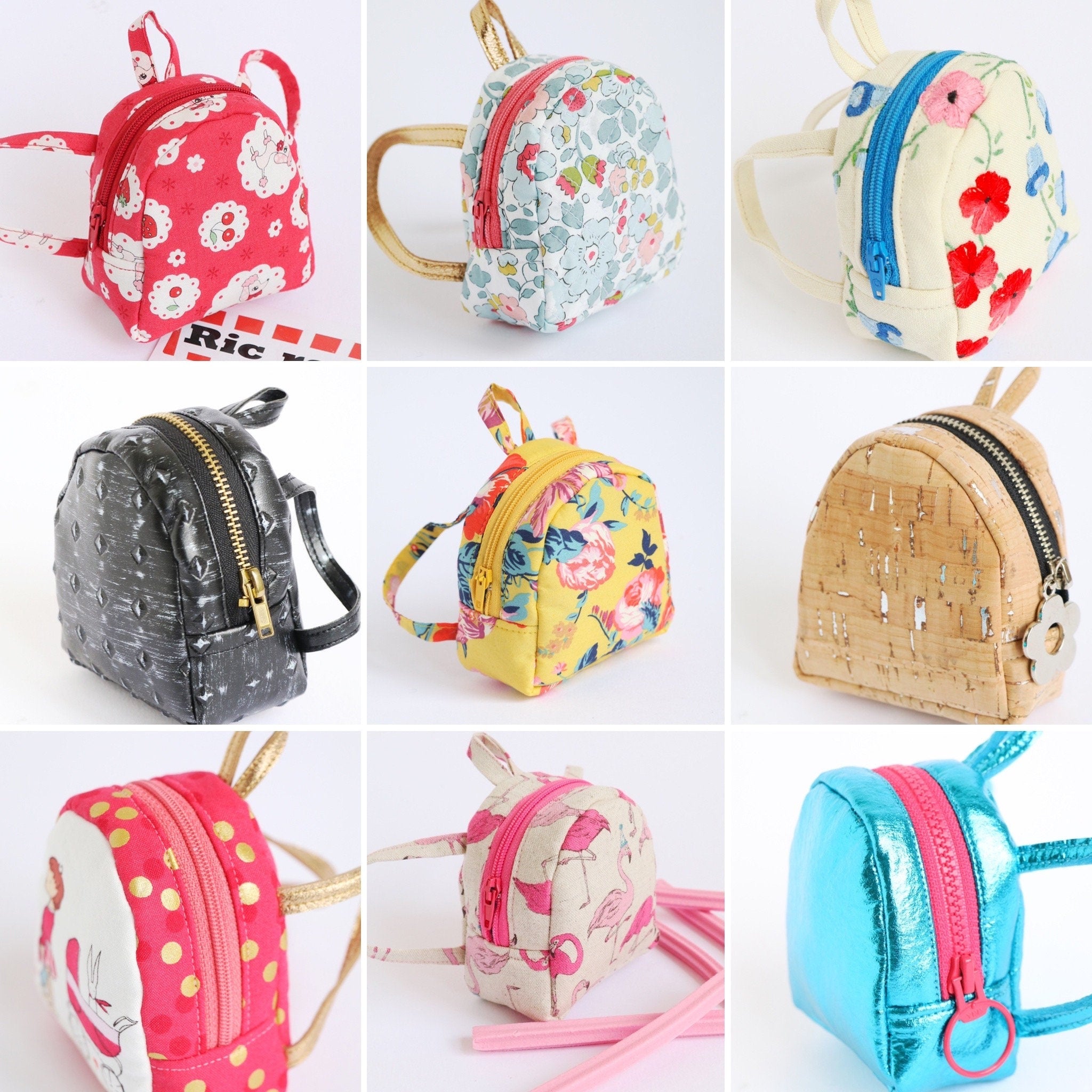 Bitty Backpacks PDF Sewing Pattern