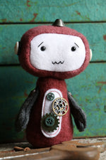 Load image into Gallery viewer, Robot gears,  clock parts, metal embellishments, steam punk, watch parts steampunk cogs, metal findings , metal wheels
