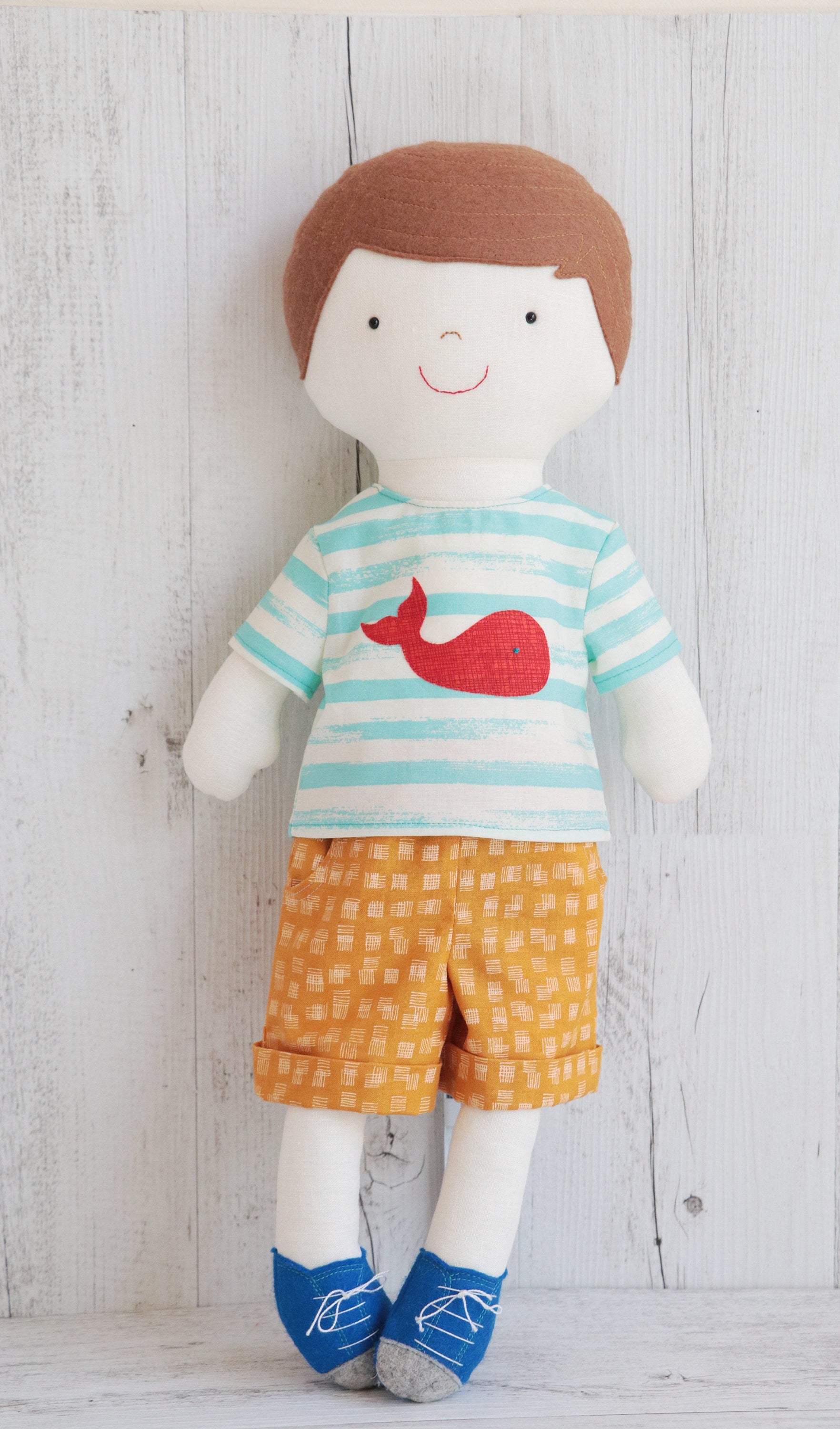 Temy Rag Rag Doll Boy Pattern
