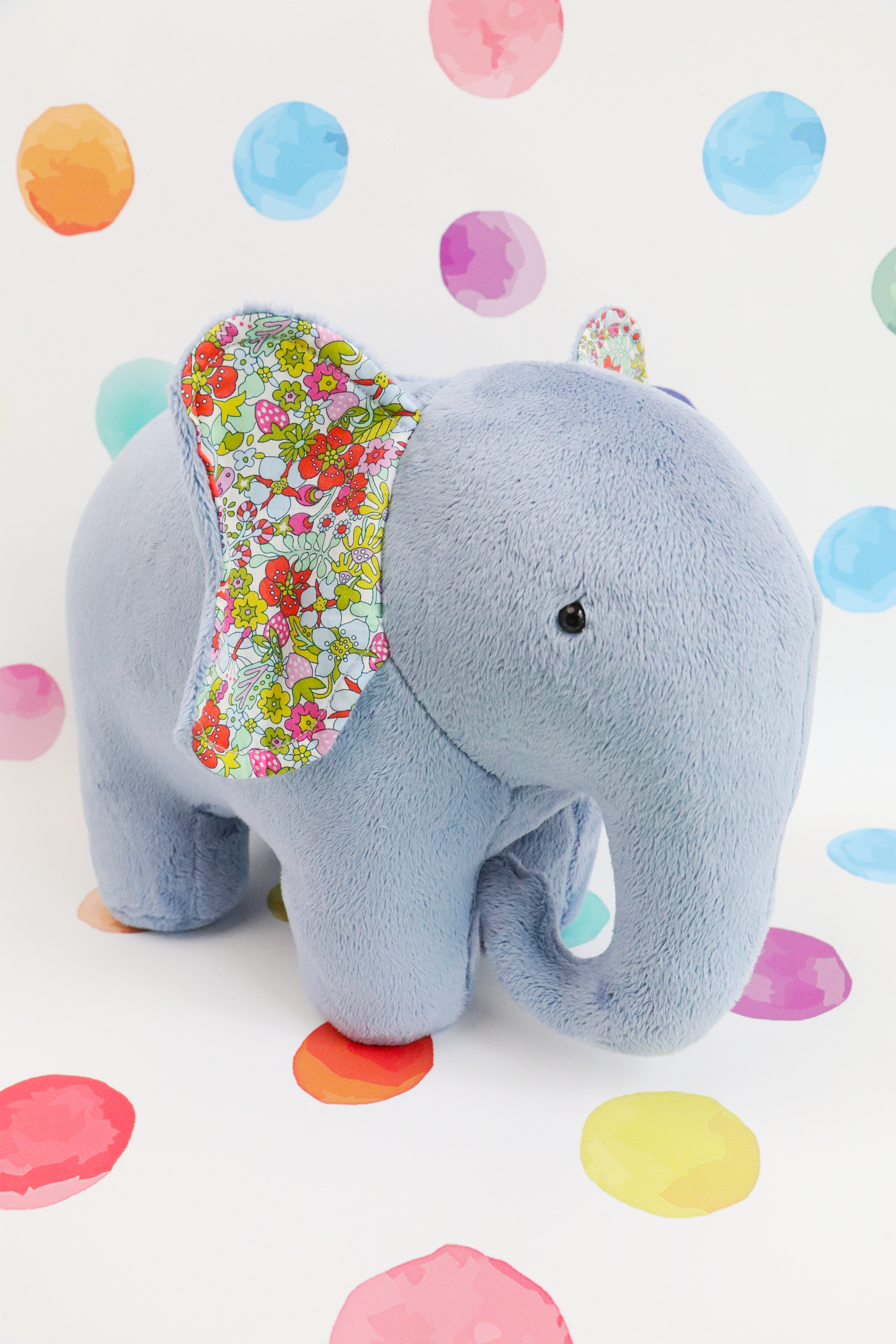 Ric Rac Elephant Pattern Trunk Show Elephant Sewing Pattern | PDF Plush Toy Pattern with 3 ...