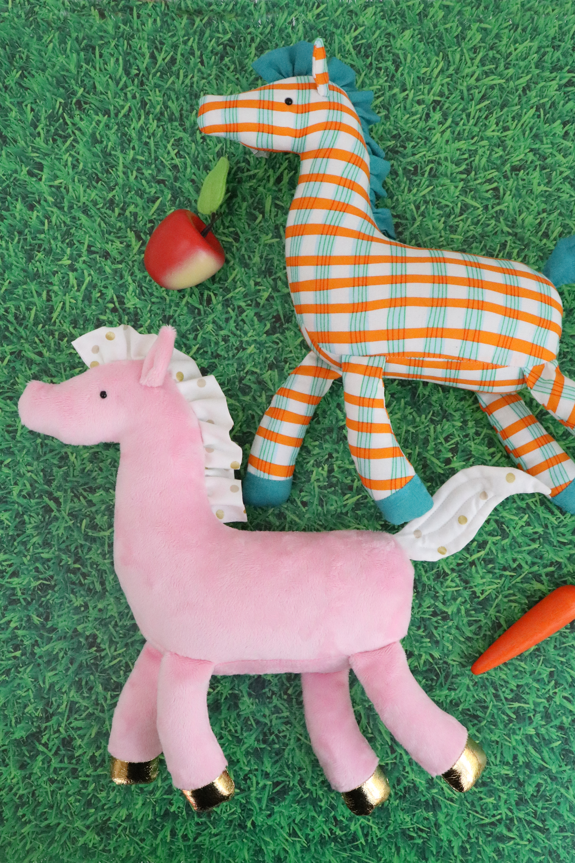 Zorse the Zebra Horse Sewing Pattern Beginner Soft Toy PDF